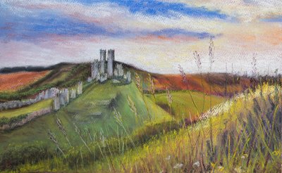 Corfe Castle by Margo Starkey