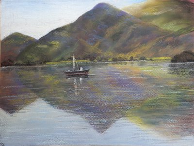 Lonely fisherman by Margo Starkey