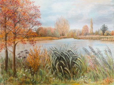 River Thames near Windsor by Margo Starkey
