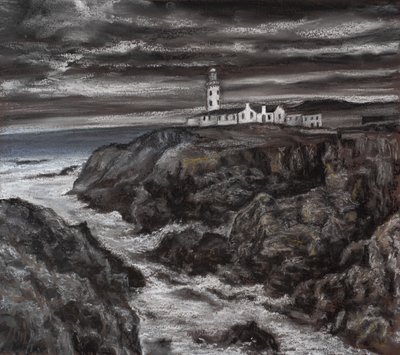 Storm on the rocks by Margo Starkey