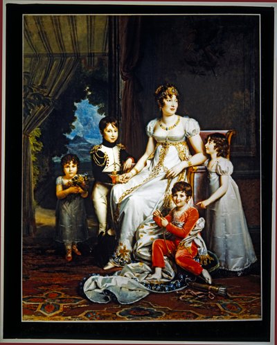 Queen Caroline Murat & Her Four Children by Marguerite Gerard