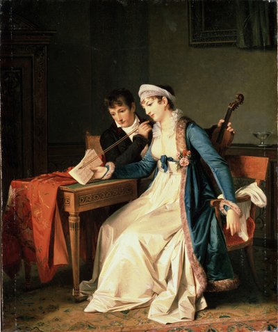 The Music Lesson by Marguerite Gerard