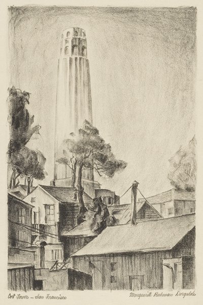 Coit Tower, San Francisco by Marguerite Redman Dorgeloh