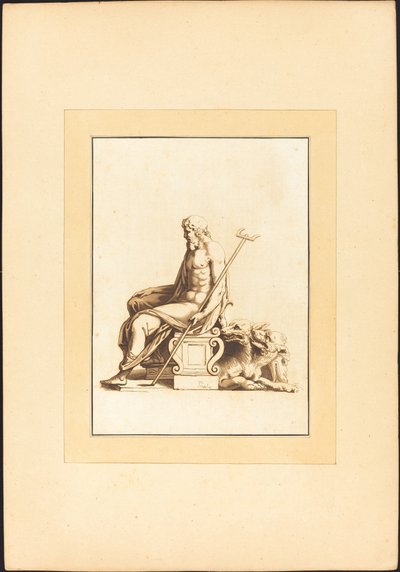 Pluto by Maria Catharina Prestel after Giulio Romano