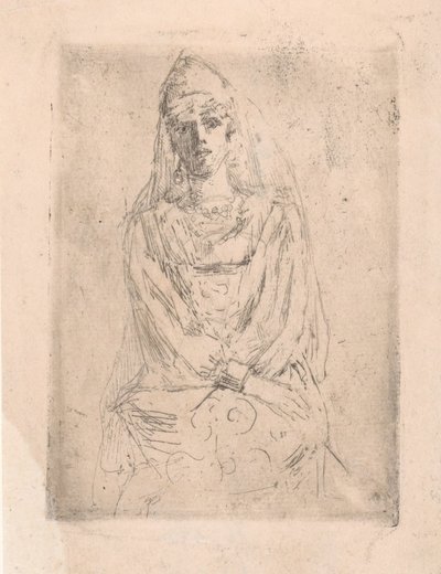 Seated Woman by Maria Hubrecht