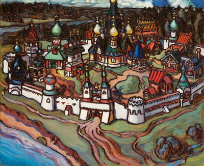 Gorodok, 1899 by Maria Iakunchikova