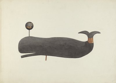 Whale Weather Vane by Marian Page