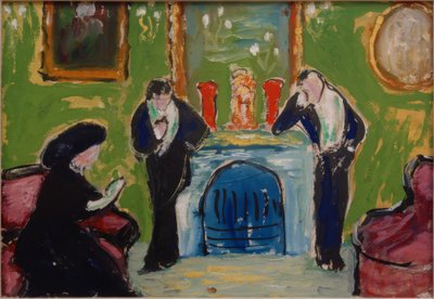 By the Fireplace by Marianne von Werefkin