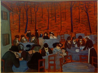 Beer Garden by Marianne von Werefkin