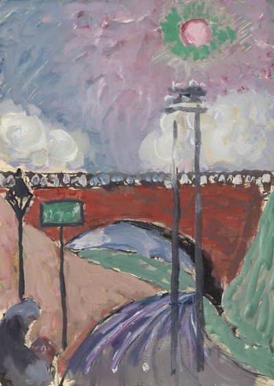 Bridge near Lausanne (Pont de Gergovie) by Marianne von Werefkin