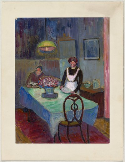 At the House of Chrustov near St. Prex by Marianne von Werefkin