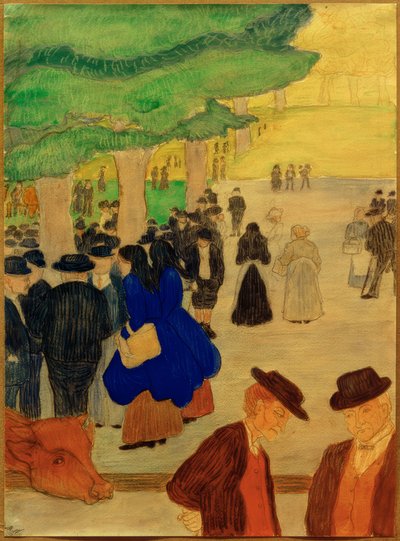 Cattle Market by Marianne von Werefkin