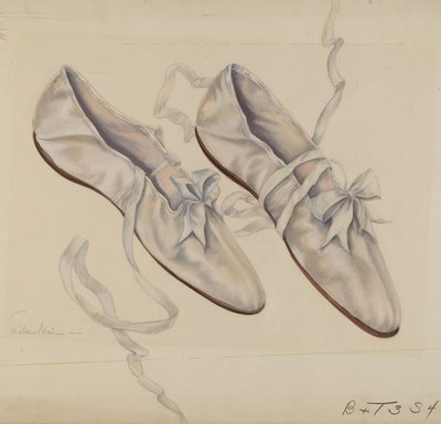 Walking Slippers, c. 1936 by Marie Alain