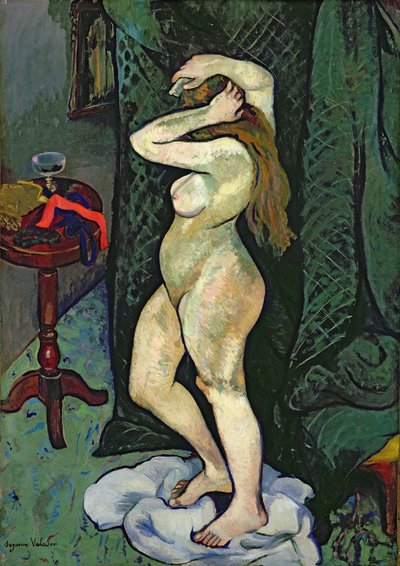 Nude Arranging Her Hair by Marie Clementine (Suzanne) Valadon