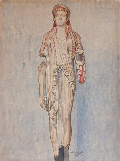 Kore (Acropolis Museum Inv. 685) by Marie Henriques