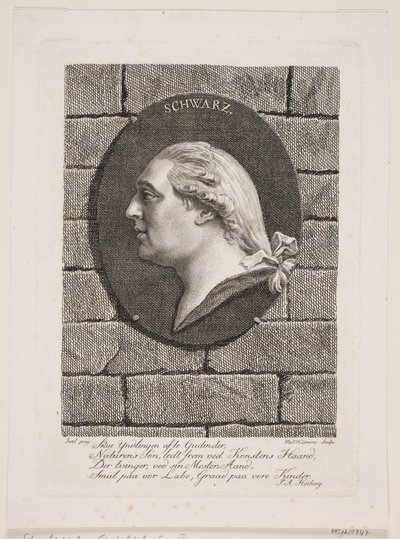 Actor F. Schwartz by Marie Jeanne Clemens