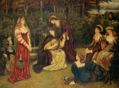 Fiammetta Singing by Marie Spartali Stillman