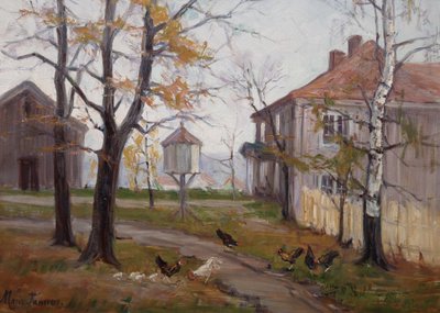 The Yard at Voienvolden by Marie Tannæs
