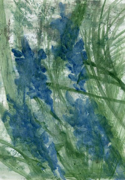 Blue Flowers, 2022 by Marina Falco