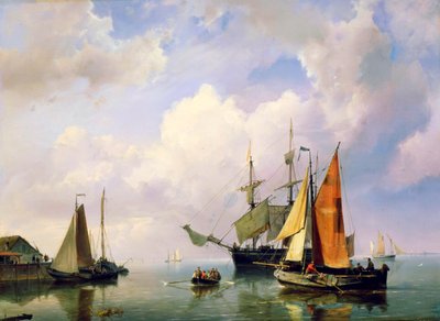 A Sea Landscape, mid 19th Century by Marinus Adrianus Koekkoek