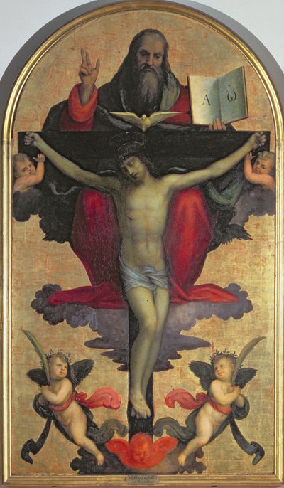 The Holy Trinity by Mariotto Albertinelli