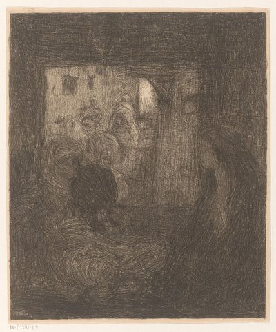 Two Veiled Women by Marius Bauer