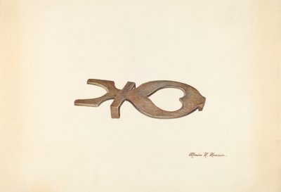 Bootjack, c. 1938 by Marius Hansen