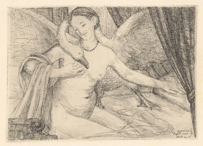Leda and the Swan by Marius Holleman