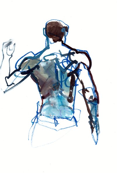 Blue Back, 2022 by Mark Adlington