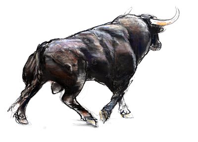 Bull by Mark Adlington