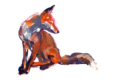 Elegant Youngster (Red Fox), 2021 by Mark Adlington