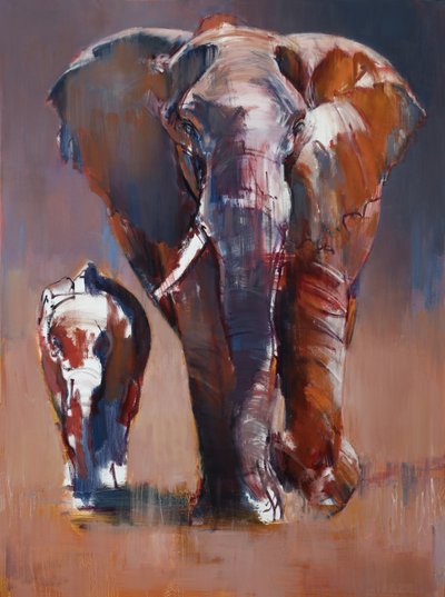 Mother and Calf by Mark Adlington