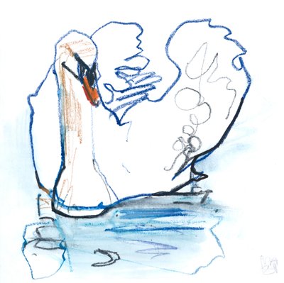 Swan Lake, 2021 by Mark Adlington
