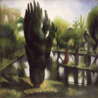 The Pond at Garsington by Mark Gertler