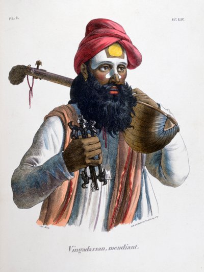 Beggar, 1828 by Marlet et Cie