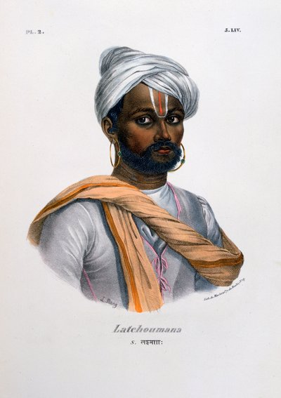 Latchoumana, 1828 by Marlet et Cie