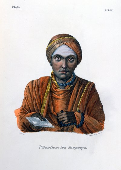 Mouttouvira Soupraya, 1828 by Marlet et Cie