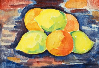 Fruit Still Life by Marsden Hartley
