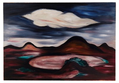 Landscape with Single Cloud by Marsden Hartley