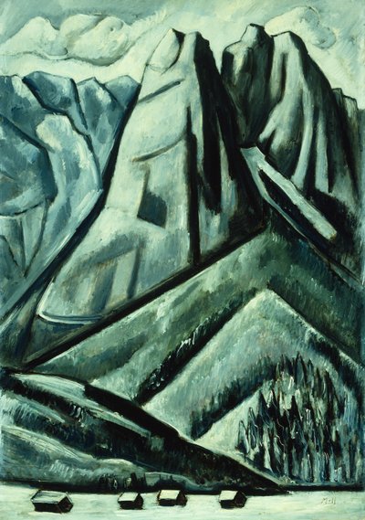 Mountains at Garmisch by Marsden Hartley
