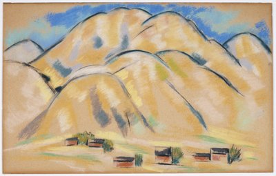 New Mexico Hills by Marsden Hartley