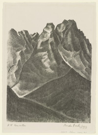 Waxenstein by Marsden Hartley