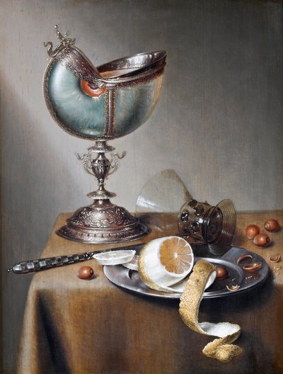 Still-Life with Nautilus Cup by Marten Boelema de Stomme
