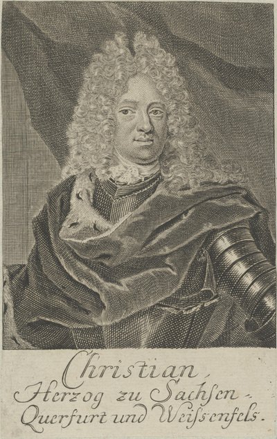 Christian von Sachsen-Weissenfels by Martin Bernigeroth