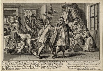 The Pandurs Visiting the Jews by Martin Engelbrecht