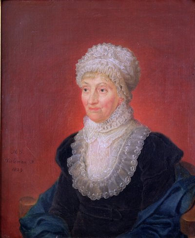Caroline Herschel, 1829 by Martin Francois Tielemans