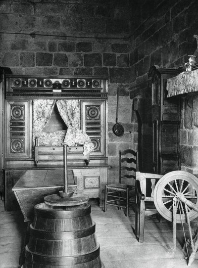 Interior, Dinan, Brittany, France, 1937 by Martin Hurlimann