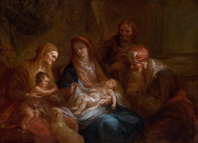 The Holy Family by Martin Johann Schmidt