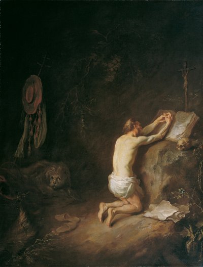 Saint Jerome by Martin Johann Schmidt