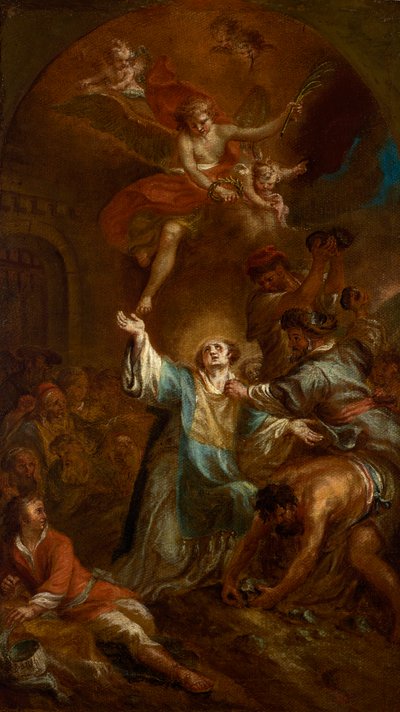 Stoning of Saint Stephen by Martin Johann Schmidt
